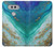 S3920 Abstract Ocean Blue Color Mixed Emerald Case For LG V20