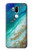 S3920 Abstract Ocean Blue Color Mixed Emerald Case For LG G7 ThinQ