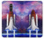 S3913 Colorful Nebula Space Shuttle Case For LG Q Stylo 4, LG Q Stylus