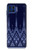S3950 Textile Thai Blue Pattern Case For Motorola One 5G