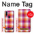 S3941 LGBT Lesbian Pride Flag Plaid Case For Motorola One Action (Moto P40 Power)