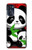 S3929 Cute Panda Eating Bamboo Case For Motorola Moto G (2022)