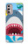 S3947 Shark Helicopter Cartoon Case For Motorola Moto G Stylus 4G (2022)