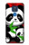 S3929 Cute Panda Eating Bamboo Case For Motorola Moto G Play (2021)