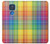 S3942 LGBTQ Rainbow Plaid Tartan Case For Motorola Moto G Play (2021)