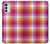 S3941 LGBT Lesbian Pride Flag Plaid Case For Motorola Moto G42