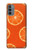 S3946 Seamless Orange Pattern Case For Motorola Moto G31