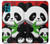 S3929 Cute Panda Eating Bamboo Case For Motorola Moto G22