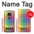 S3942 LGBTQ Rainbow Plaid Tartan Case For Motorola Moto G7 Play