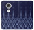 S3950 Textile Thai Blue Pattern Case For Motorola Moto G7, Moto G7 Plus