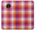 S3941 LGBT Lesbian Pride Flag Plaid Case For Motorola Moto G6