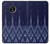 S3950 Textile Thai Blue Pattern Case For Motorola Moto G6