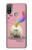 S3923 Cat Bottom Rainbow Tail Case For Motorola Moto E20,E30,E40