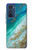 S3920 Abstract Ocean Blue Color Mixed Emerald Case For Motorola Edge 30