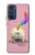 S3923 Cat Bottom Rainbow Tail Case For Motorola Edge 30