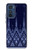 S3950 Textile Thai Blue Pattern Case For Motorola Edge 30