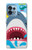 S3947 Shark Helicopter Cartoon Case For Motorola Edge+ (2023), X40, X40 Pro, Edge 40 Pro