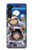 S3915 Raccoon Girl Baby Sloth Astronaut Suit Case For Motorola Edge