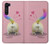 S3923 Cat Bottom Rainbow Tail Case For Motorola Edge