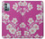 S3924 Cherry Blossom Pink Background Case For Nokia G11, G21