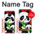 S3929 Cute Panda Eating Bamboo Case For Nokia 7.2