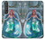 S3911 Cute Little Mermaid Aqua Spa Case For Sony Xperia 1 III