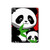 S3929 Cute Panda Eating Bamboo Hard Case For iPad Pro 12.9 (2022, 2021, 2020, 2018), iPad Air 13 (2025, 2024)