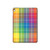 S3942 LGBTQ Rainbow Plaid Tartan Hard Case For iPad 9.7 (2017,2018), iPad 6, iPad 5