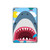S3947 Shark Helicopter Cartoon Hard Case For iPad 9.7 (2017,2018), iPad 6, iPad 5