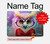 S3934 Fantasy Nerd Owl Hard Case For MacBook Pro 16 M1,M2,M3,M4 (2021,2024) - A3403, A3186, A2991, A2780, A2485