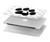 S2355 Paw Foot Print Hard Case For MacBook Air 15″ (2023,2024,2025) - A2941, A3114, A3241