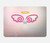 S2514 Cute Angel Wings Hard Case For MacBook Air 15″ (2023,2024,2025) - A2941, A3114, A3241