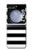 S1596 Black and White Striped Case For Samsung Galaxy Z Flip 5