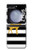 S2794 Black and White Striped Deer Gold Sparkles Case For Samsung Galaxy Z Flip 5
