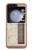 S3165 FM AM Wooden Receiver Graphic Case For Samsung Galaxy Z Flip 5