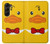 S2760 Yellow Duck Tuxedo Cartoon Case For Samsung Galaxy Z Fold 5