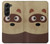 S2825 Cute Cartoon Raccoon Case For Samsung Galaxy Z Fold 5