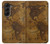 S2861 Antique World Map Case For Samsung Galaxy Z Fold 5