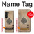 S2928 Vintage Spades Ace Card Case For Samsung Galaxy Z Fold 5