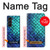 S3047 Green Mermaid Fish Scale Case For Samsung Galaxy Z Fold 5