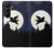 S3289 Flying Pig Full Moon Night Case For Samsung Galaxy Z Fold 5