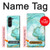 S3399 Green Marble Graphic Print Case For Samsung Galaxy Z Fold 5