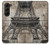 S3416 Eiffel Tower Blueprint Case For Samsung Galaxy Z Fold 5