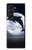 S3510 Dolphin Moon Night Case For Samsung Galaxy Z Fold 5