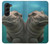 S3871 Cute Baby Hippo Hippopotamus Case For Samsung Galaxy Z Fold 5