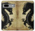 S1482 Black Dragon Painting Case For Google Pixel 7a