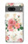 S1859 Rose Pattern Case For Google Pixel 7a