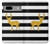 S2794 Black and White Striped Deer Gold Sparkles Case For Google Pixel 7a