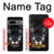 S2823 Black Wolf Blue Eyes Face Case For Google Pixel 7a