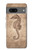 S3214 Seahorse Skeleton Fossil Case For Google Pixel 7a